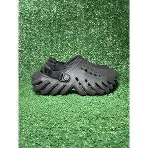 Crocs Echo Clog Boys Size 13C Black Beach Walking Outdoor Slip On Sandals